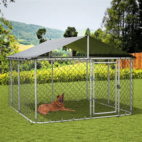 vidaXL Dog House Outdoor Dog Kennel Crate Shelter 